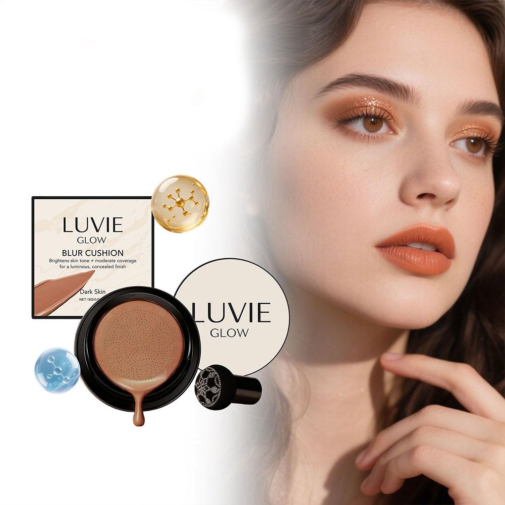 LUVIE GLOW Korean Mushroom Puf - Bb Cushion Korean recension och pris