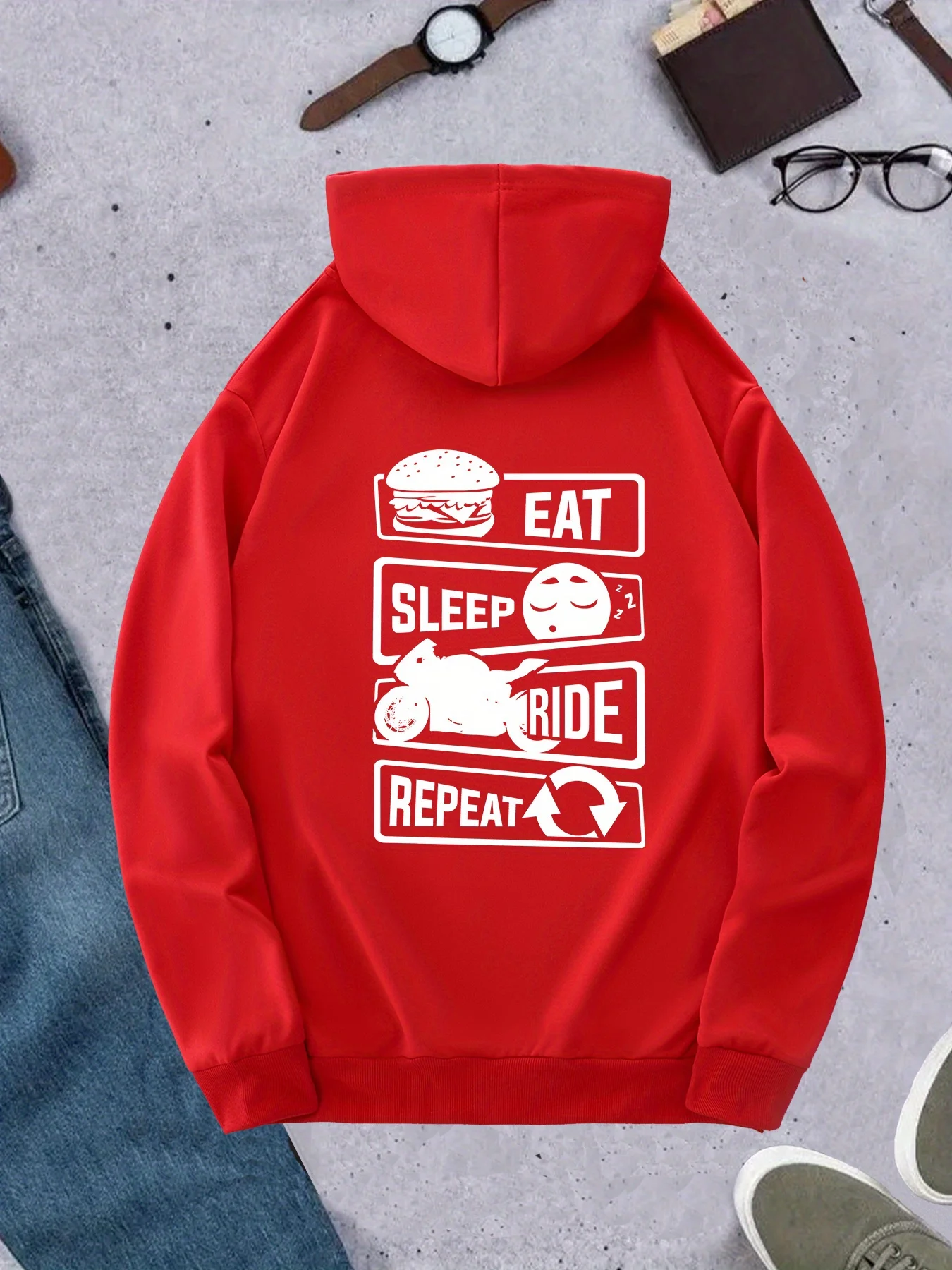 Korean Trend Men Hoodie Eat Sl - Korean Men Lifestyle recension och pris